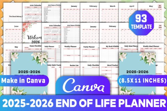 2025-2026 End of Life Planner Canva KDP: A Comprehensive Guide for Personal and Professional Use