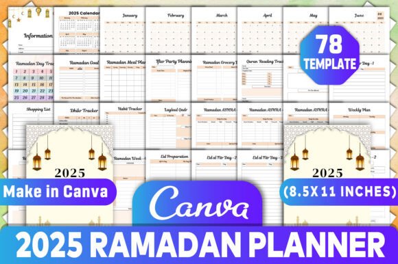 2025 Ramadan Planner Canva KDP: A Comprehensive Tool for Spiritual and Organizational Success