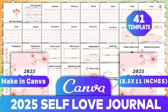 2025 Self Love Journal Canva KDP: A Comprehensive Guide to Creating a Personalized Self-Care Tool