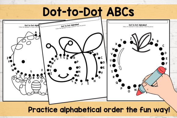 Alphabet Dot-to-Dot Coloring Pages Pre-K: A Practical Tool for Early Literacy