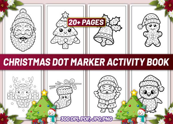 Christmas Dot Marker Activity Book-KDP: A Fun and Educational Holiday Resource for Kids