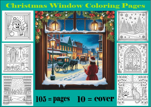 Christmas Window Coloring Pages: A Strategic Tool for Creativity and Mindfulness