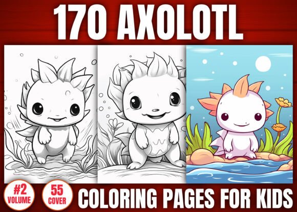 Discover 170 Axolotl Coloring Pages for Kids: A Creative Resource for Young Artists