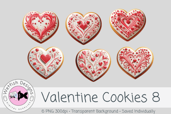 Enhancing Creative Projects with Valentine PNG Clipart Cookies 8