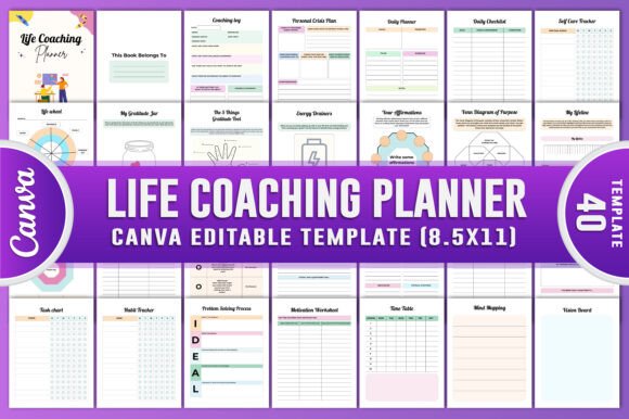 Life Coaching Planner Canva Kdp: A Comprehensive Guide for Aspiring Coaches
