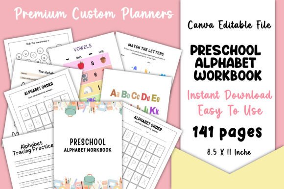 Preschool Alphabet Workbook Canva KDP: A Versatile Tool for Educational Content Creation