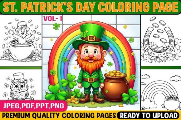 St. Patrick’s Day Coloring Page
