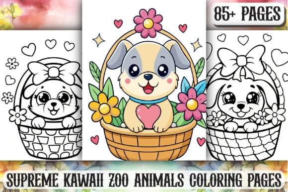 Supreme Kawaii Zoo Animals Coloring Page: A Creative Powerhouse for Modern Creators
