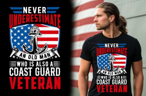 Vector T-Shirt Design for Veterans